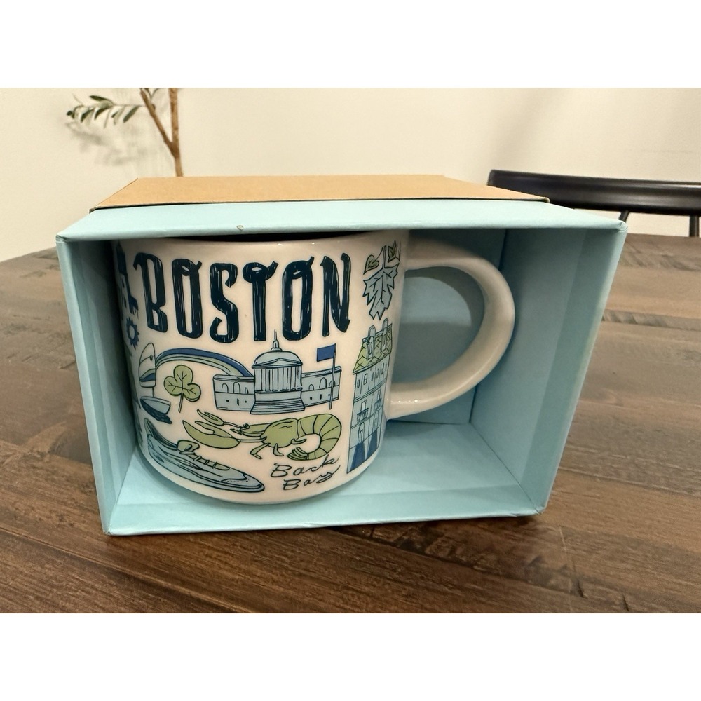 Starbucks Boston Been There Series 2022 14oz Coffee Mug USA MA New In Box